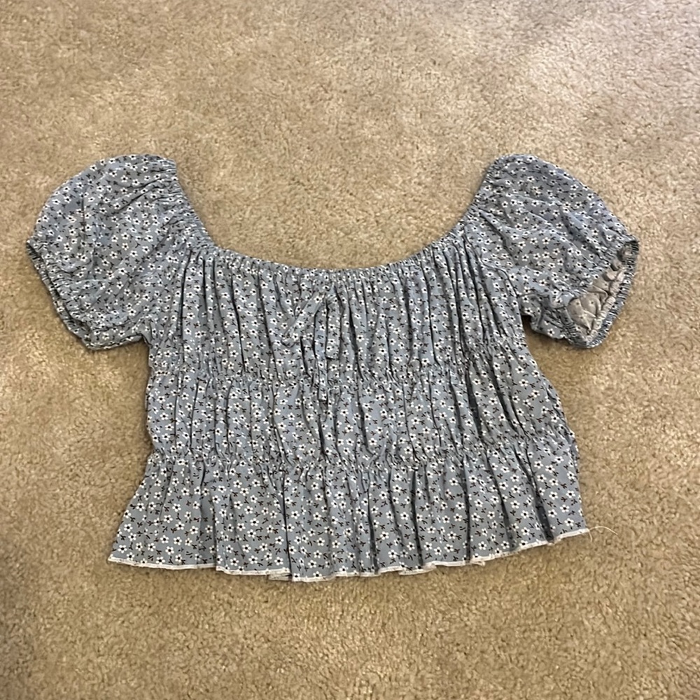 Charlotte Russe Floral Crop Top